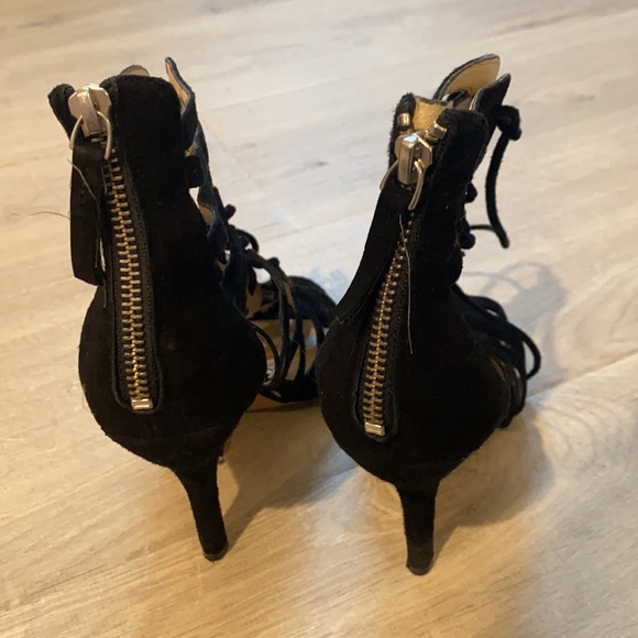 Nine West Suede Lace Up Heels 👠 - Picture 2 of 7